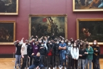 Devant la Liberté guidant le peuple de Delacroix COLLEGE GREGOIRE DE TOURS