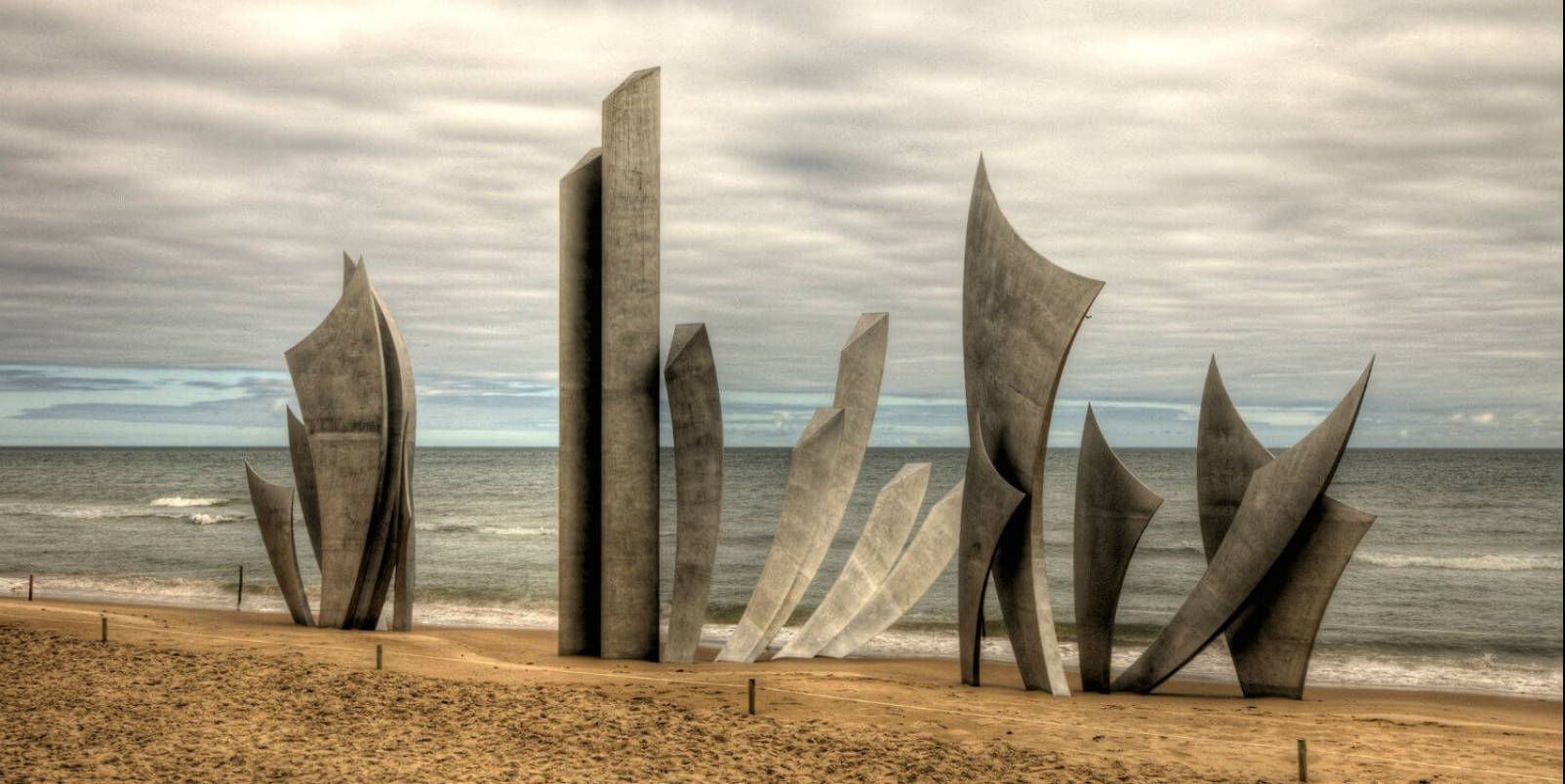 Monument Les Braves - Omaha Beach en Normandie