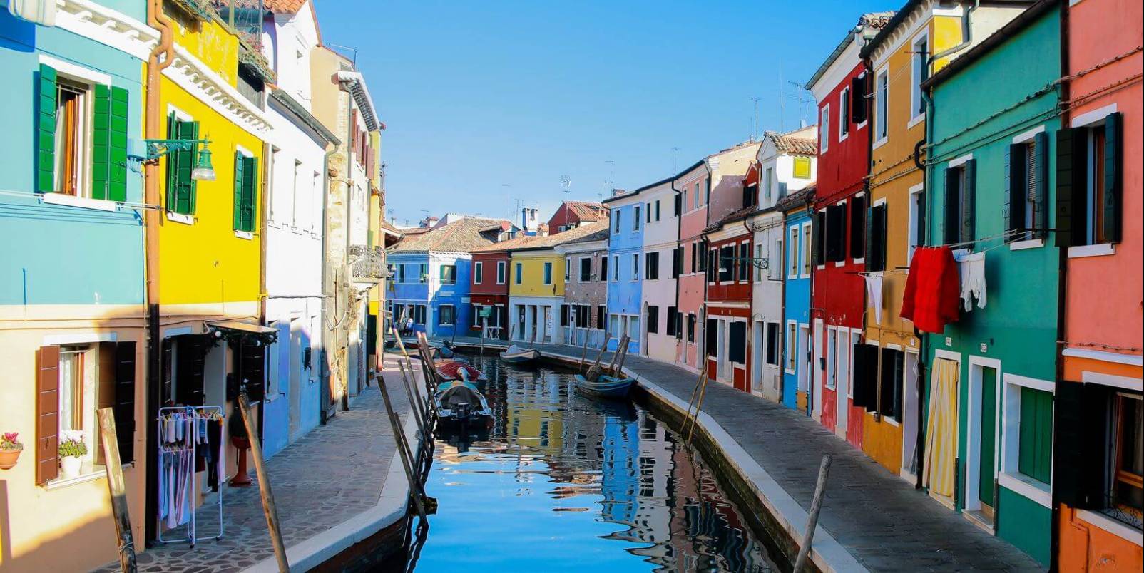Ile de Burano en Italie