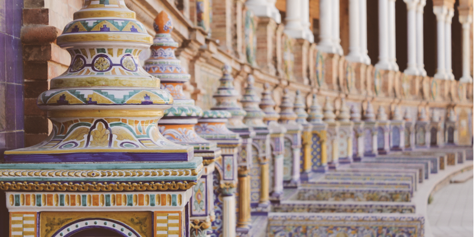 Intérieur Plaza de Espana à Séville