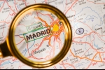 Madrid sur une carte