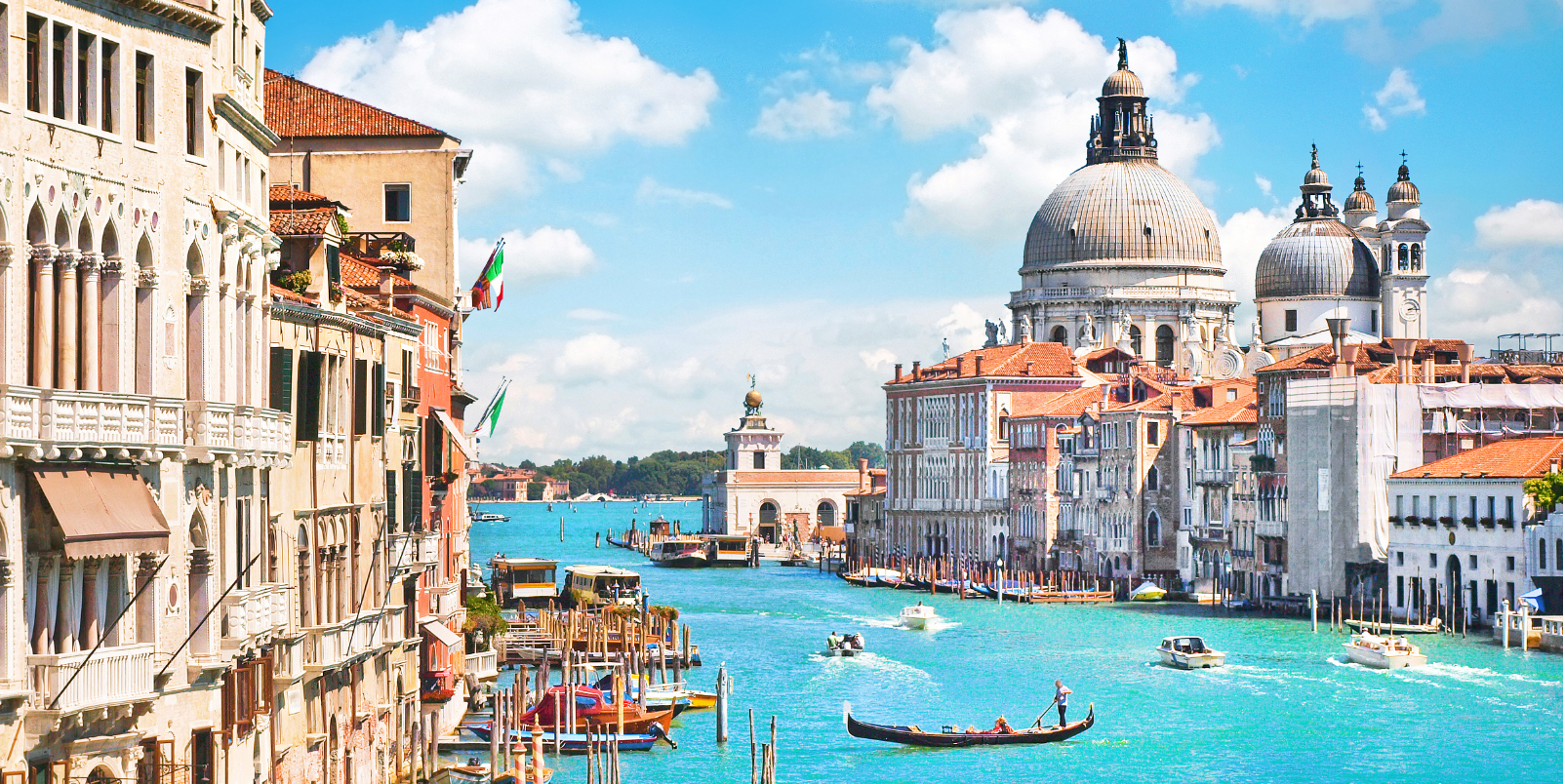 Vue sur la Basilique Santa Maria della Salute