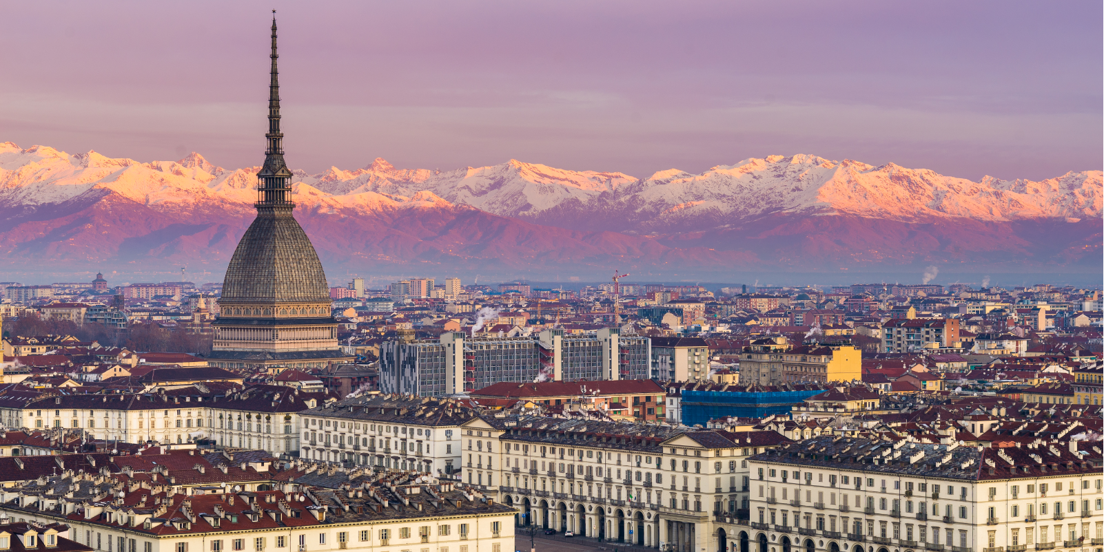 Vue aérienne Turin