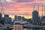 Genova, tramonto sulla superba