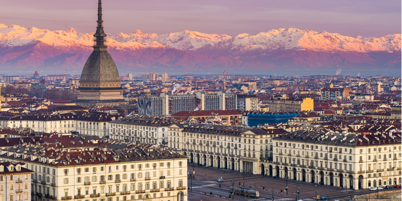 Vue aérienne Turin