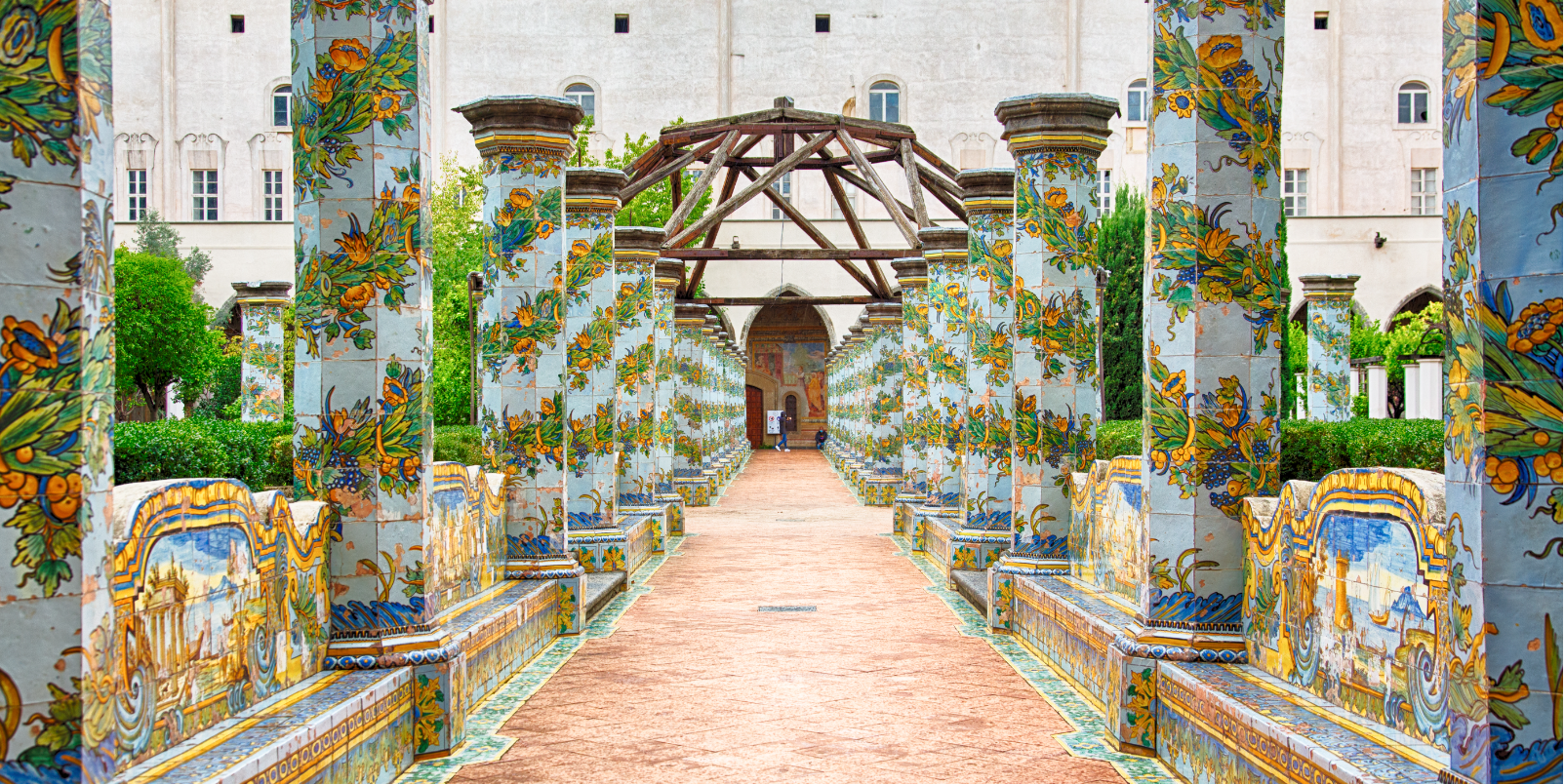 Naples cloître de Santa Chiara