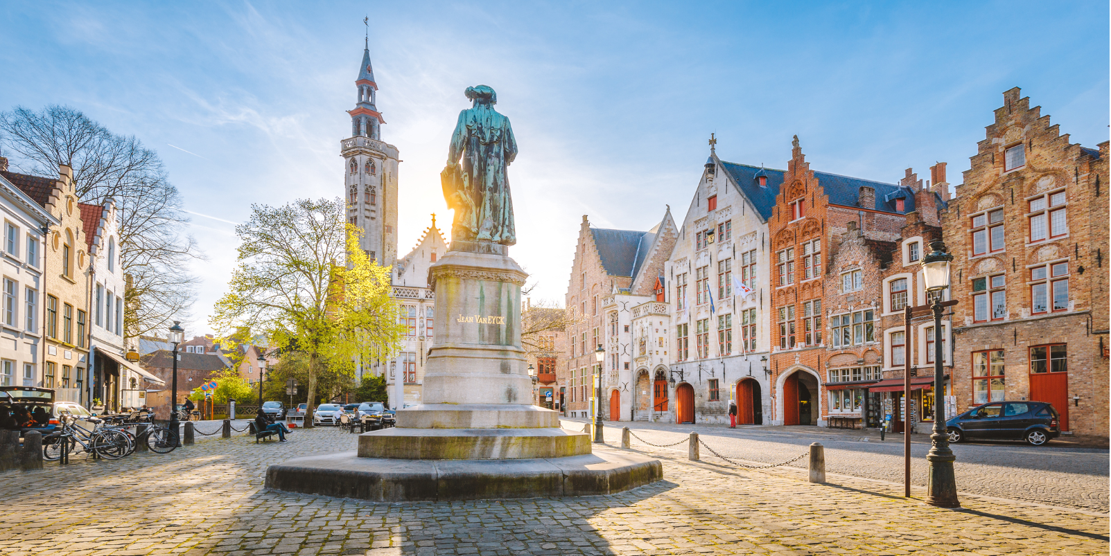 Jan van Eyck square in Brugge