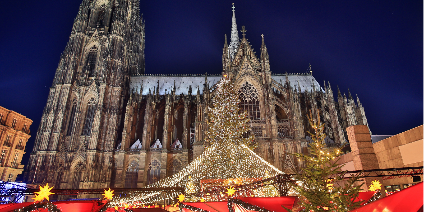 Cologne cathédrale et marche de noel