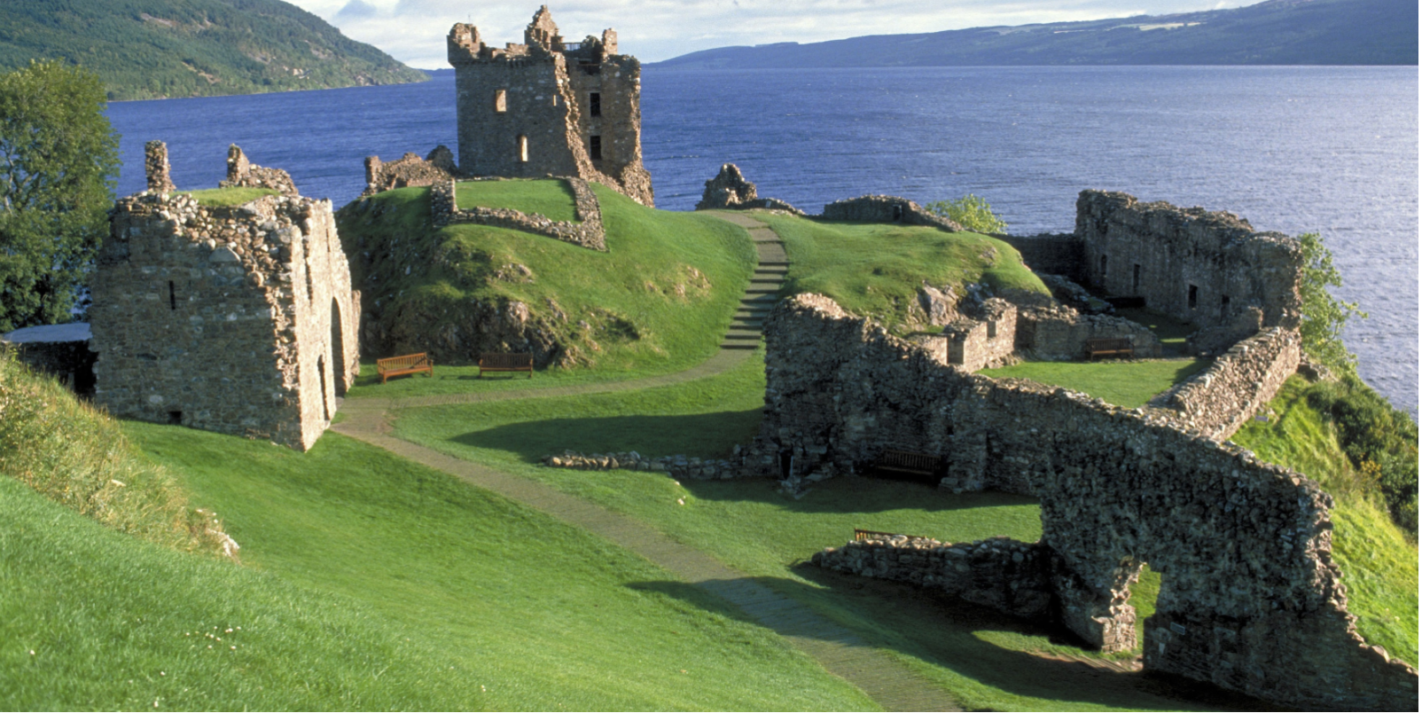 Castle by Loch Ness