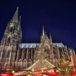 Cologne cathédrale et marche de noel