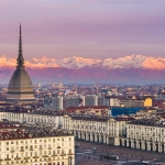 Vue aérienne Turin