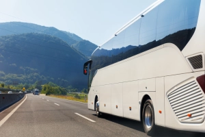 Autocar en route